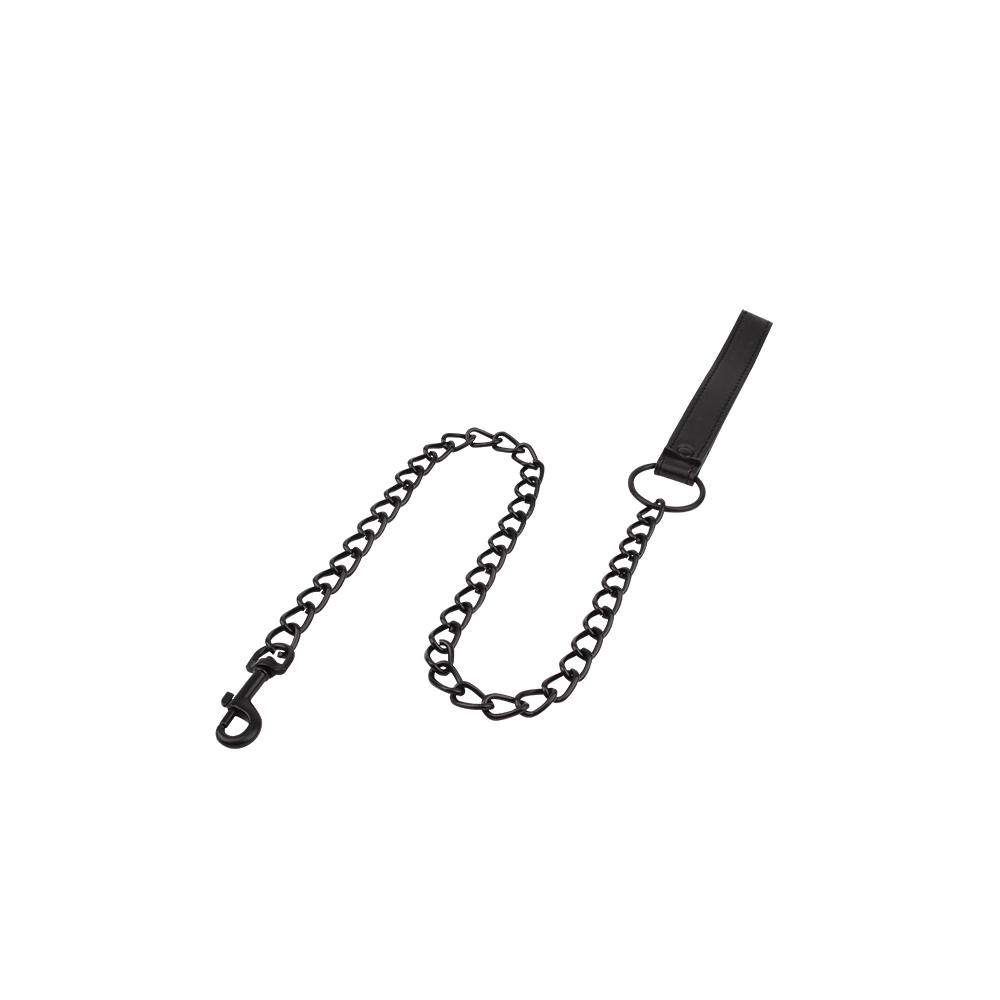 БДСМ игрушки - Поводок для ошейника Chisa Fierce Euphoria Fetish Connector, черный 4
