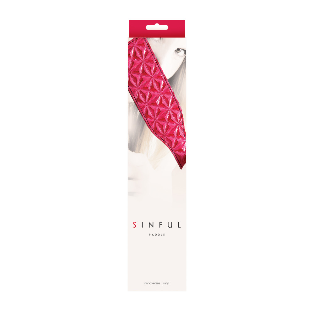 БДСМ игрушки - Шлепалка NS Novelties SINFUL PINK PADDLE 1