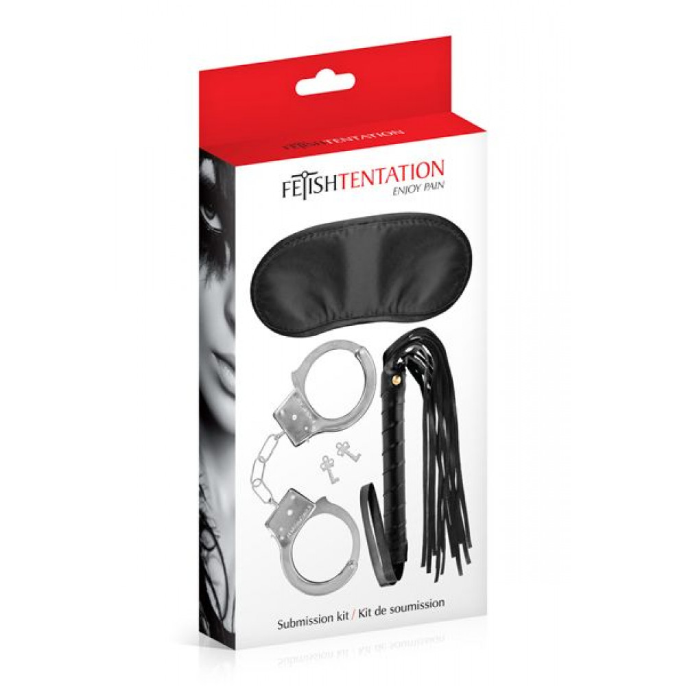 Наборы для БДСМ - Набор BDSM-аксессуаров Fetish Tentation Submission Kit 1