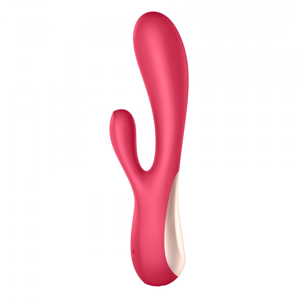 Вибратор-кролик - Смарт вибратор-кролик Satisfyer Mono Flex Red, 2 мотора, управление через интернет 1