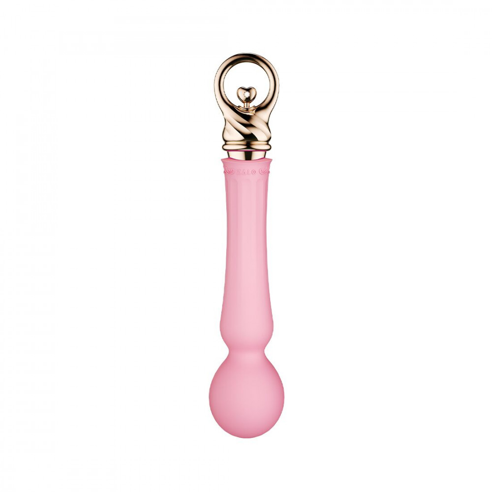 Вибромассажеры - Вибромассажер с подогревом Zalo Sweet Magic - Confidence Wand Fairy Pink