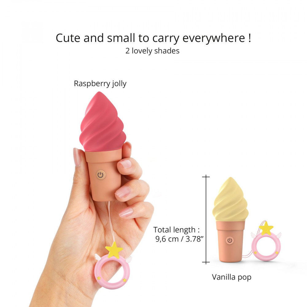 Клиторальный вибратор - Вибратор-мороженое Love To Love CAND'ICE — RASPBERRY JOLLY 3