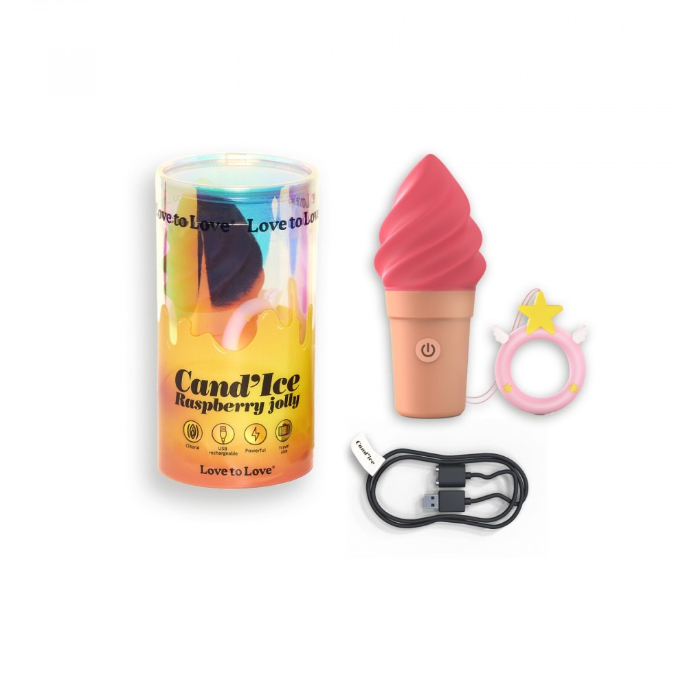 Клиторальный вибратор - Вибратор-мороженое Love To Love CAND'ICE — RASPBERRY JOLLY 1