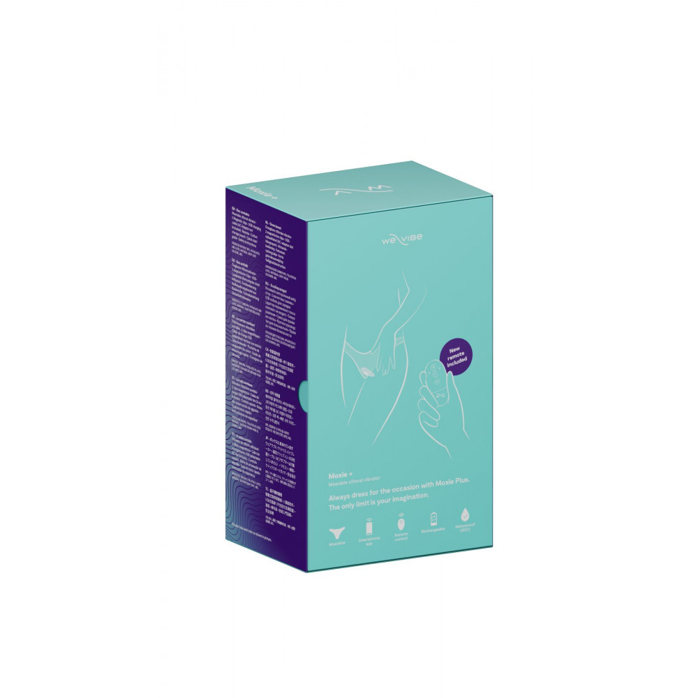 Вибратор - Смарт-вибратор в трусики We-Vibe Moxie+ Aqua, обновленный пульт ДУ 1