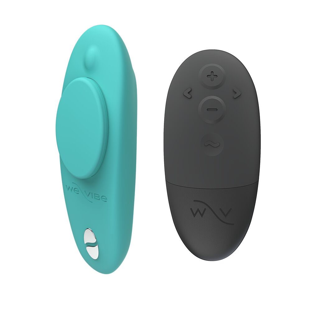 Вибратор - Смарт-вибратор в трусики We-Vibe Moxie+ Aqua, обновленный пульт ДУ