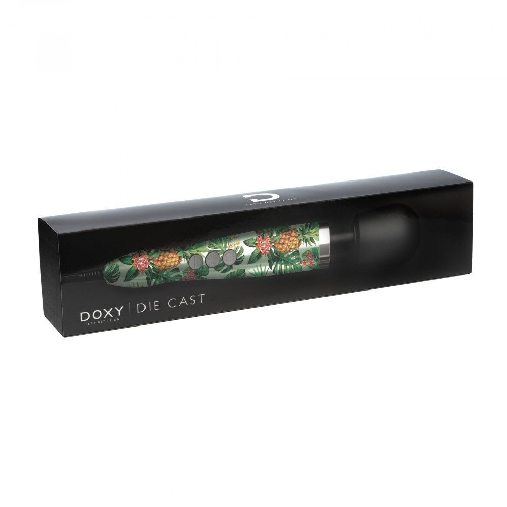 Вибромассажеры - Вибромассажер DOXY Die Cast PINEAPPLE, очень мощный, питание 220В, металлический корпус 2