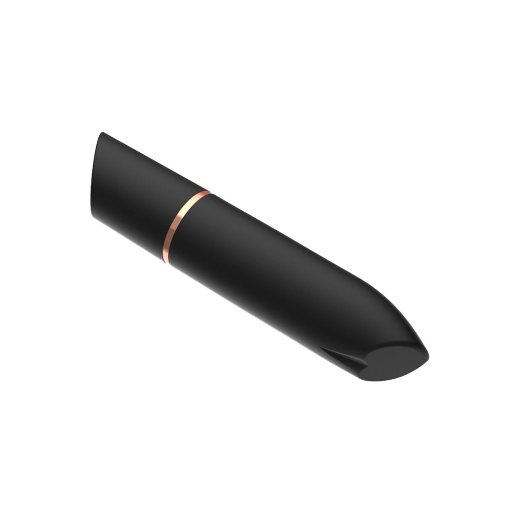 Клиторальный вибратор - Вибропуля в виде помады Adrien Lastic Rocket Black 3