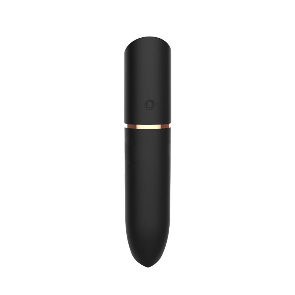 Клиторальный вибратор - Вибропуля в виде помады Adrien Lastic Rocket Black