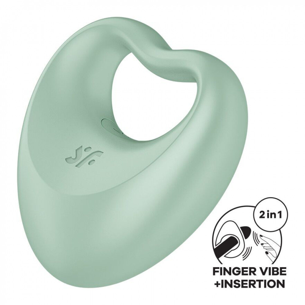 Мини вибраторы - Вибратор на палец и эрекционное кольцо 2в1 Satisfyer Perfect Pair 3