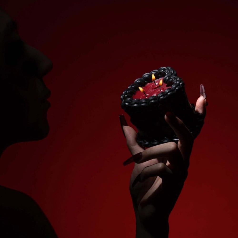 Лубриканты - Свеча восковая UPKO Midnight Sweetie низкотемпературная, черная, 270 гр 7