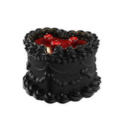 Свеча восковая UPKO Midnight Sweetie низкотемпературная, черная, 270 гр
