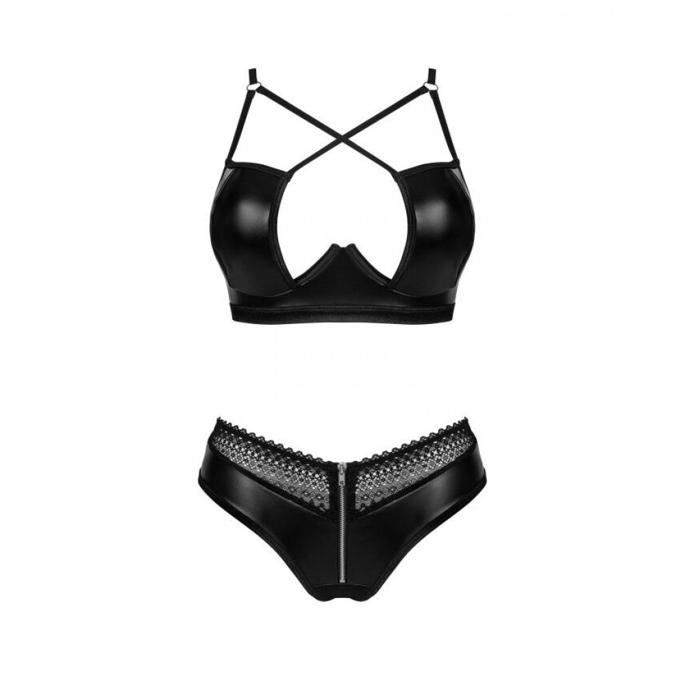 Эротические комплекты - Комплект JSY JS228183 Black L/XL 3