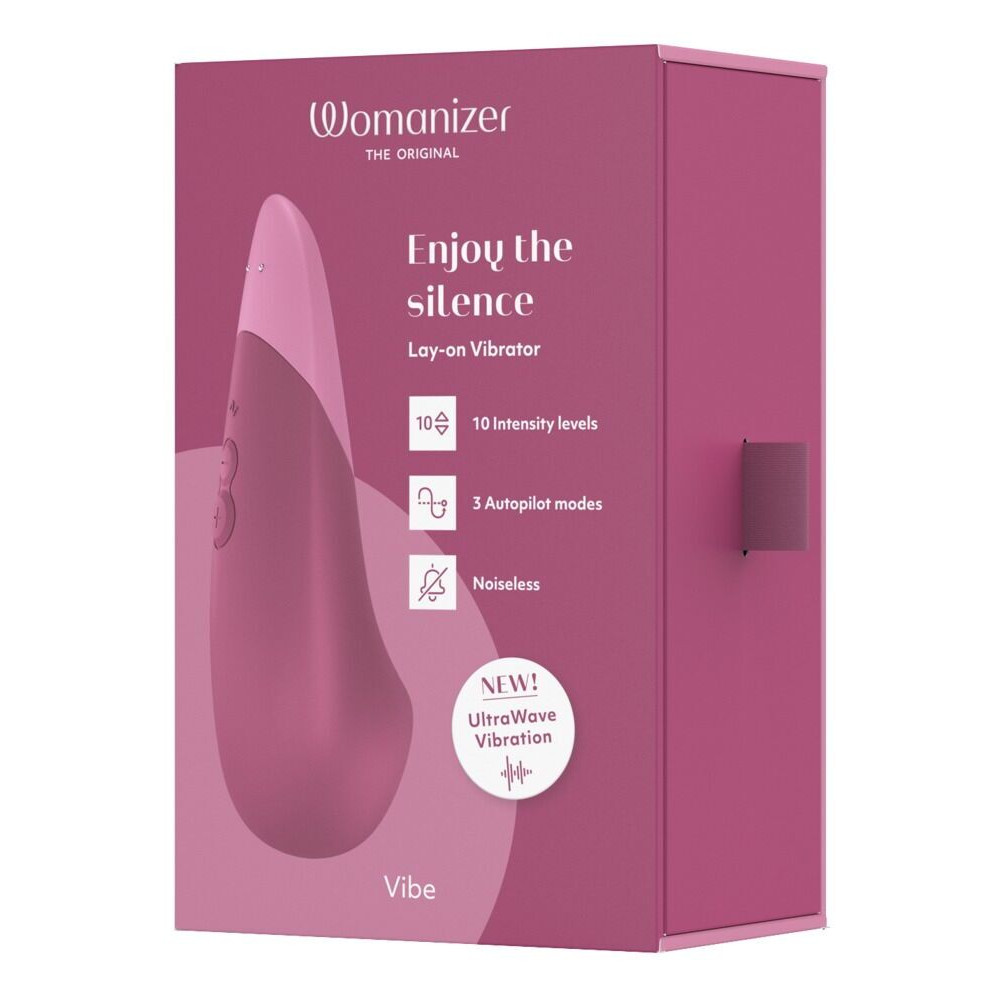 Клиторальный вибратор - Вибратор Womanizer Vibe Dusky Pink 8