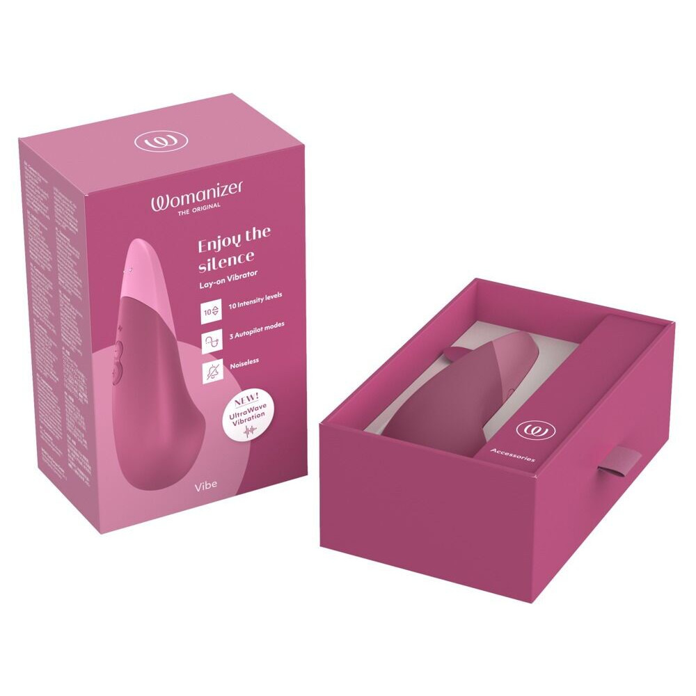 Клиторальный вибратор - Вибратор Womanizer Vibe Dusky Pink 7