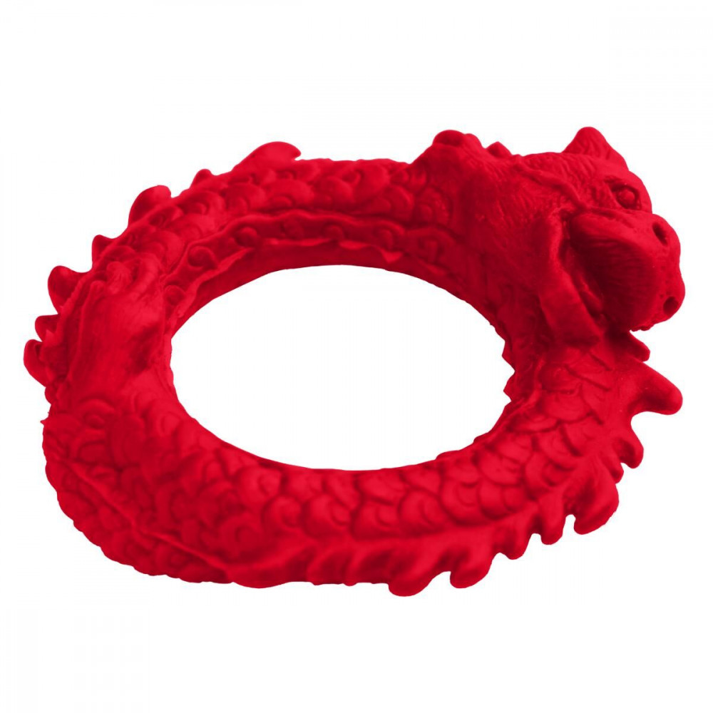Эрекционное кольцо - Эрекционное кольцо Creature Cocks Rise of the Dragon Silicone Penis Ring - Red 2