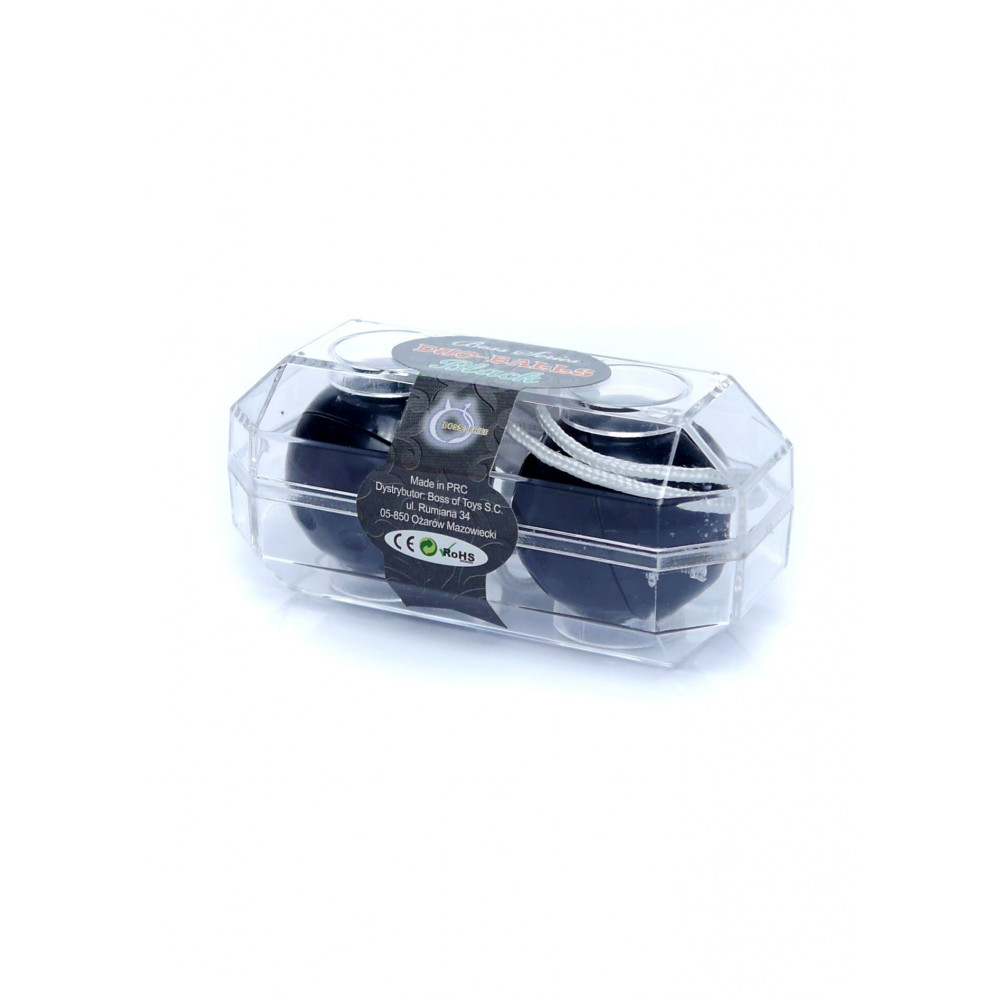 Вагинальные шарики - Вагинальные шарики Duo balls Black, BS6700026 3