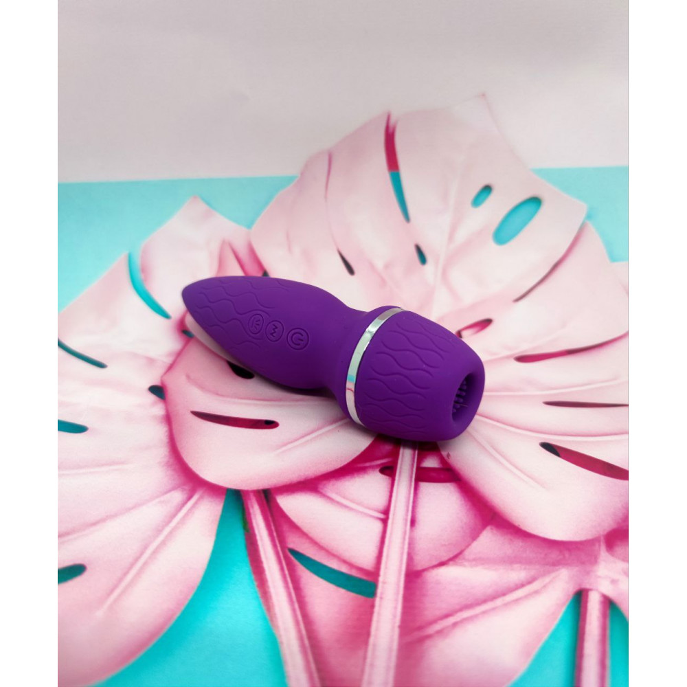 Секс игрушки - Вакуммный стимулятор клитора с вибрацией Chisa Intimate Melody, фиолетовый 1