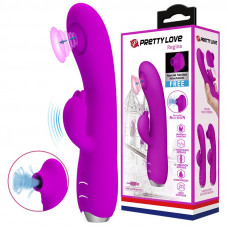 Вибратор с вакуумной стимуляцией клитора Pretty Love - Regina, BI-014727