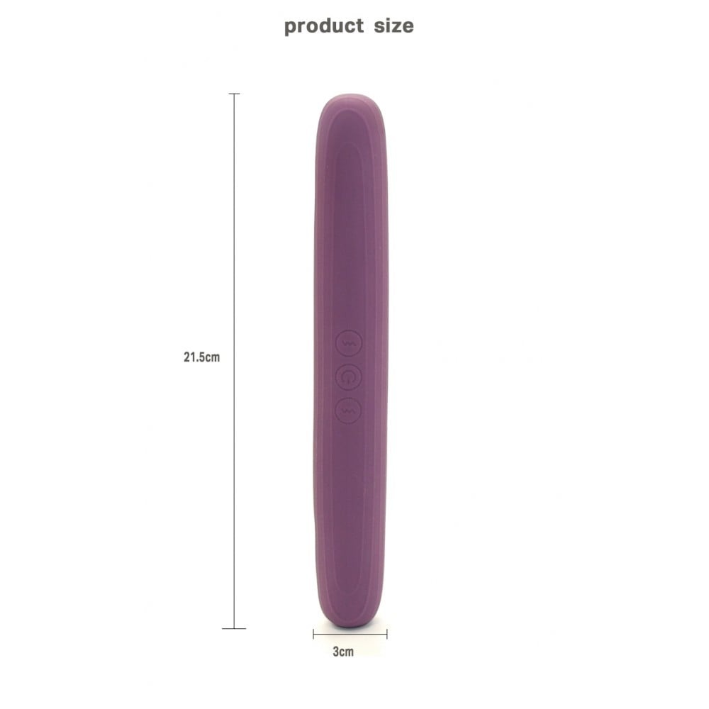 Вибратор - Вибратор двухсторонний Sweet Em Velvet Lure, 10 режимов вибрации, фиолетовый 3
