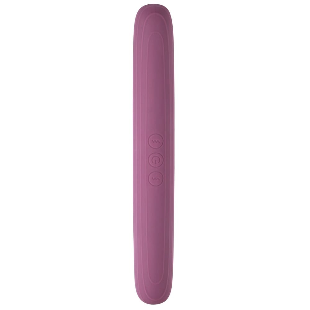Вибратор - Вибратор двухсторонний Sweet Em Velvet Lure, 10 режимов вибрации, фиолетовый