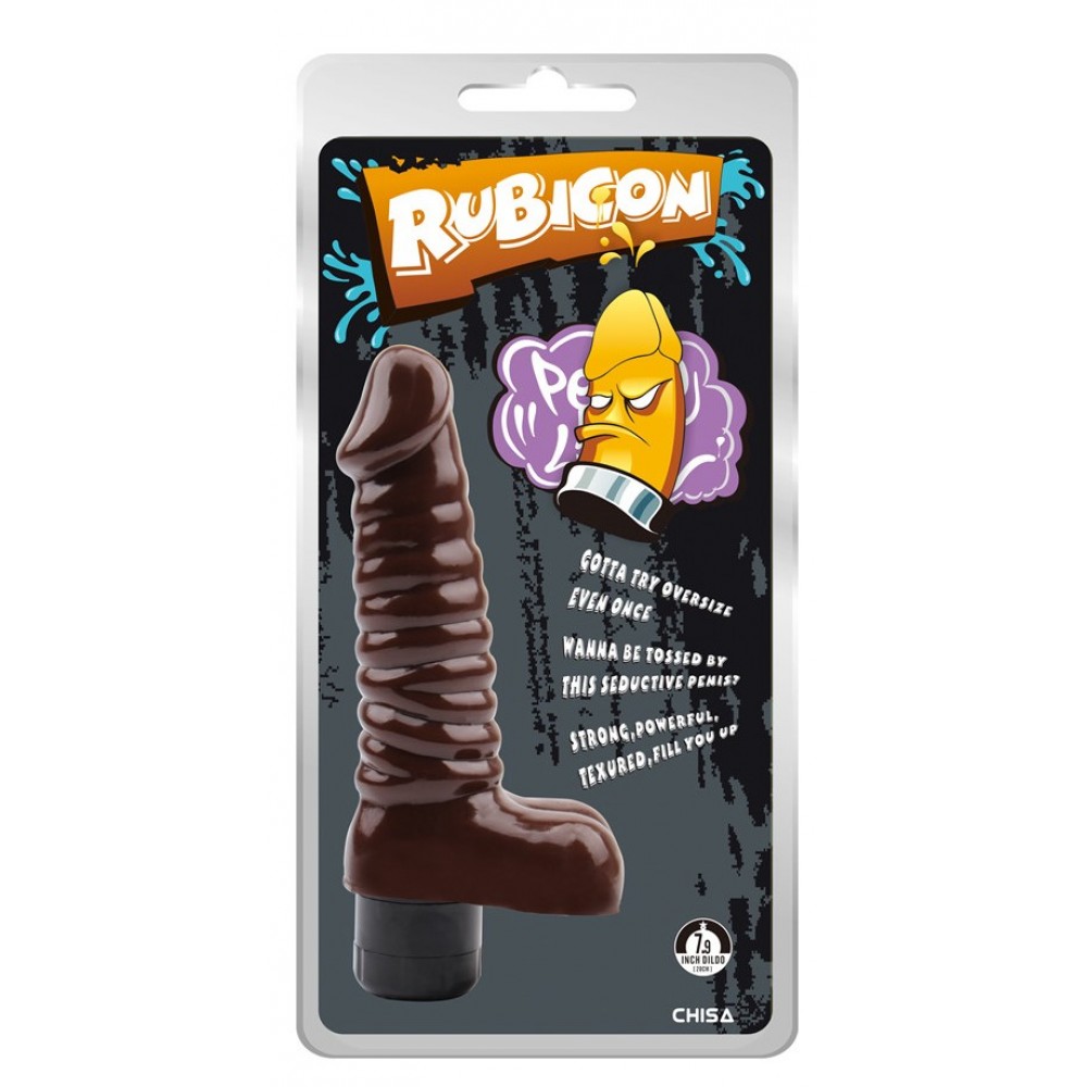 Вибратор - Вибратор рельефный Chisa RUBICON 7.9 inch Brown 2