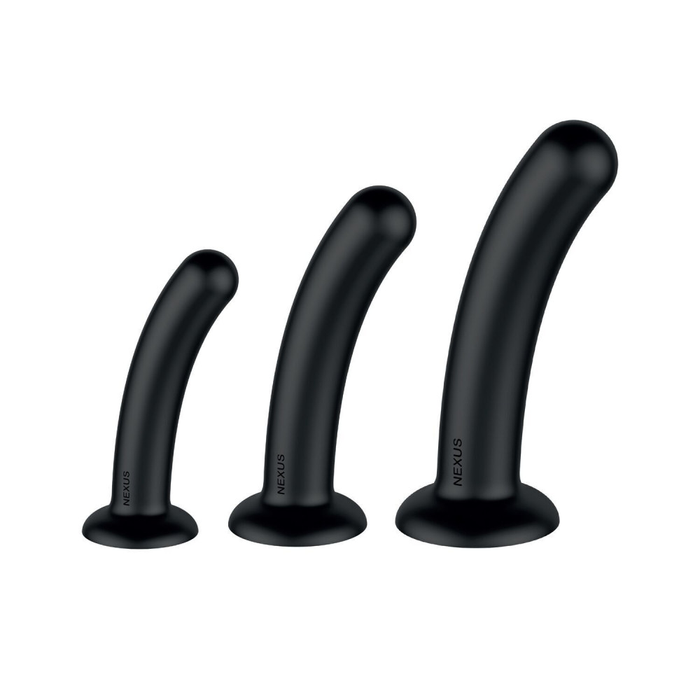 Секс игрушки - Набор дилдо Nexus Dilating Set (17см, 15см, 12,5см) (мятая упаковка!!!)