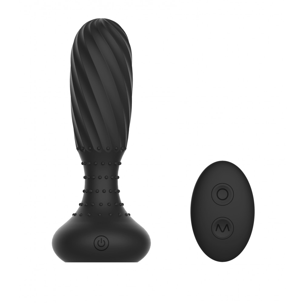 Секс игрушки - Анальная пробка с пультом Chisa Fierce Euphoria Libido Prober, черная 2