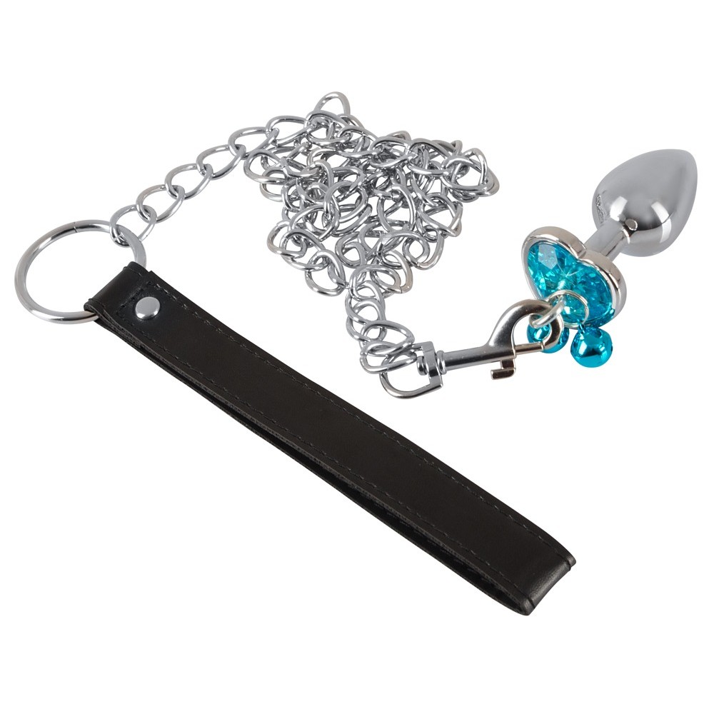 Секс игрушки - Анальные пробки с поводком Butt Plug Set with a Leash 3