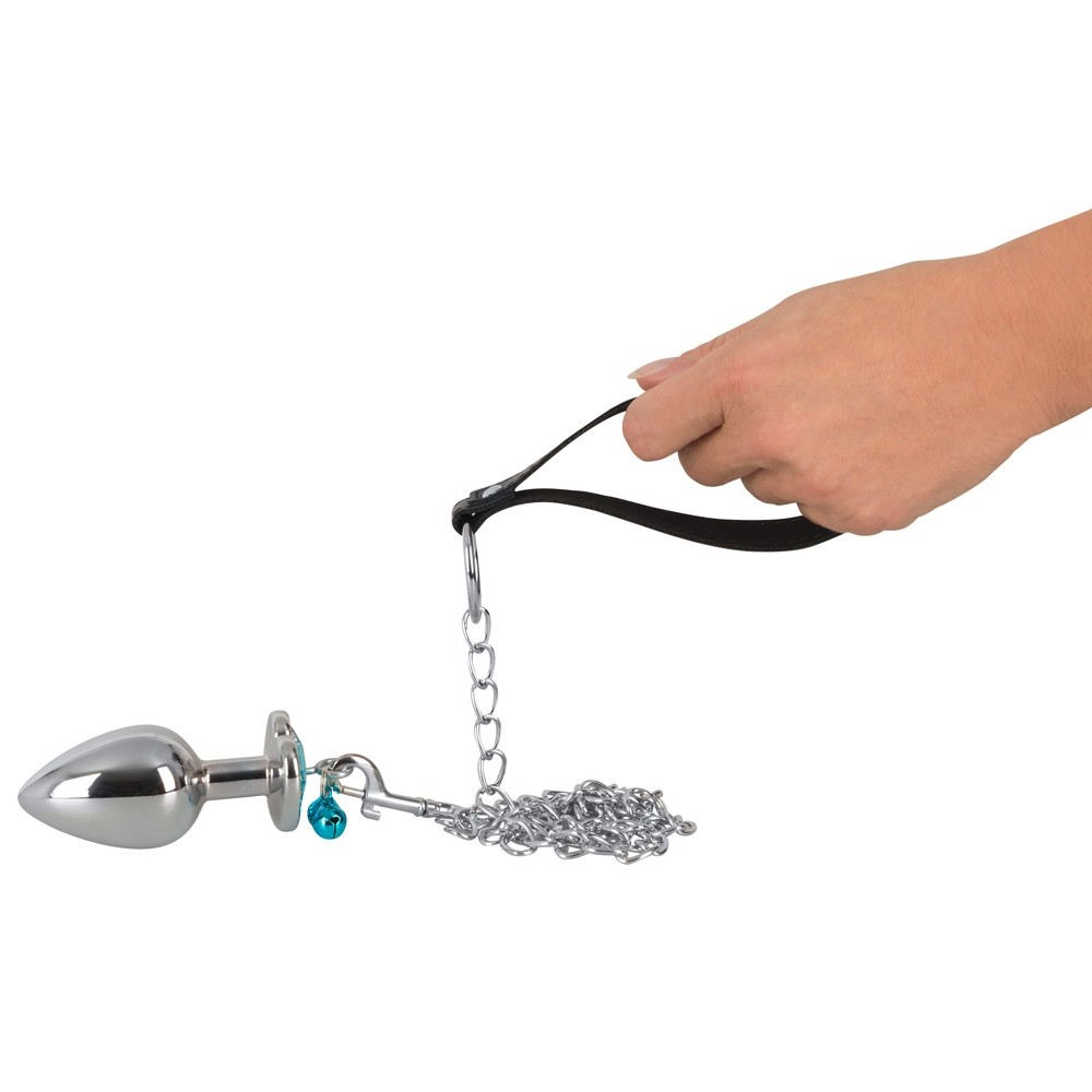 Секс игрушки - Анальные пробки с поводком Butt Plug Set with a Leash 2