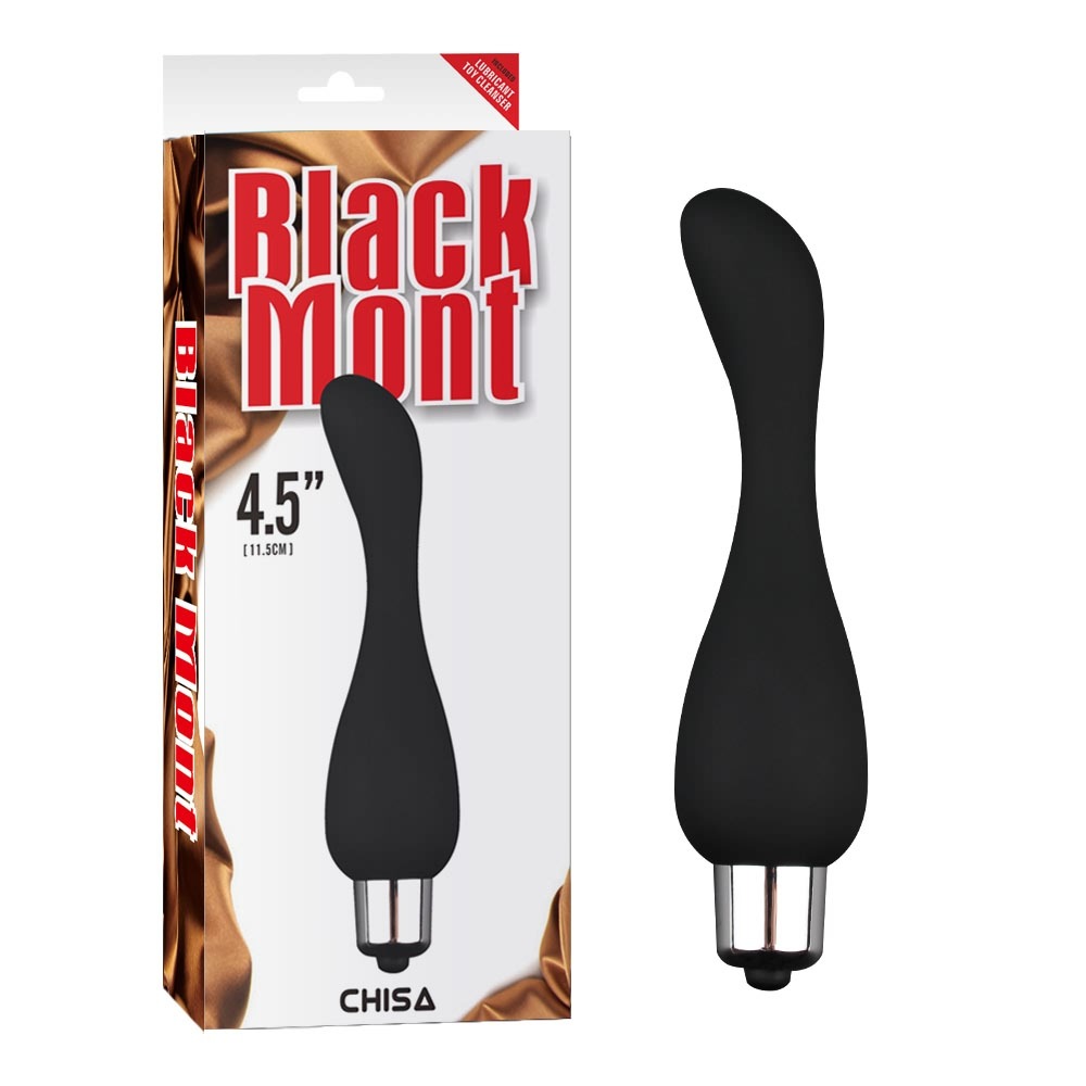 Секс игрушки - Анальный стимулятор с вибрацией Chisa Black Mont Vibrating Smmothie, черный