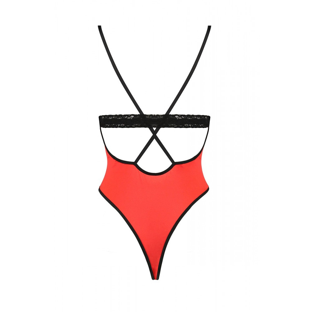 Эротическое белье - Боди FEMMINA BODY red S/M - Passion 3