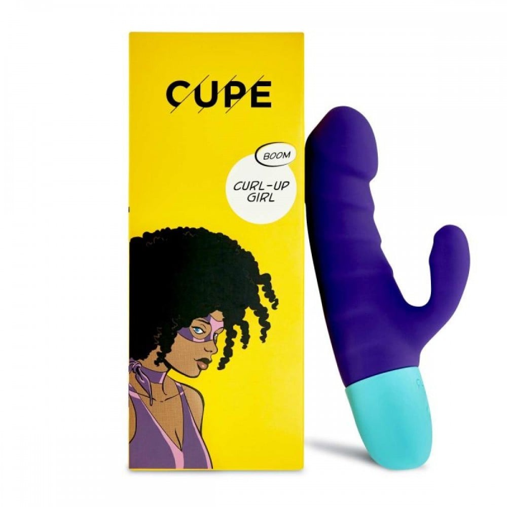 Вибратор-кролик - Вибратор-кролик Curl-up Girl Power фиолетовый