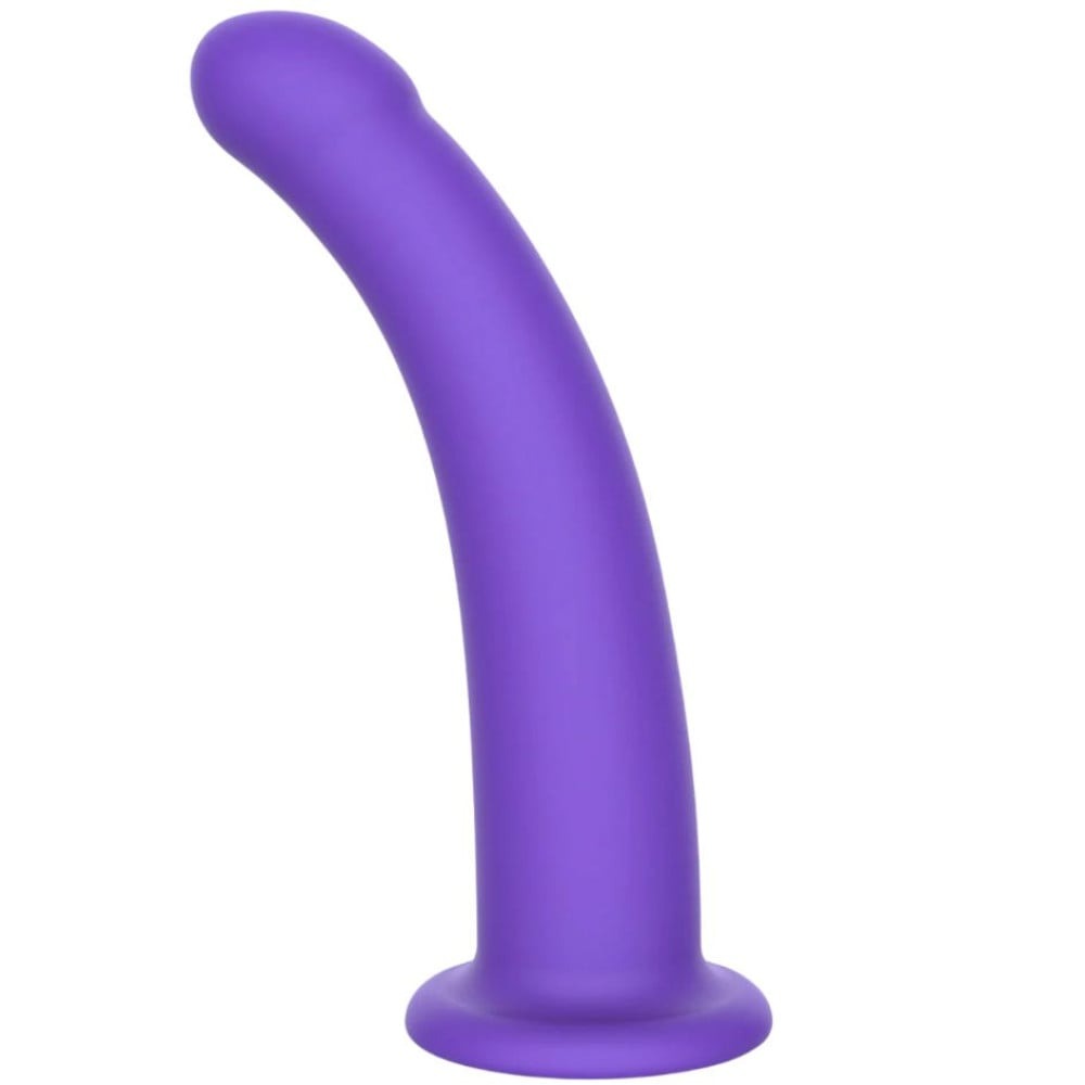 Секс игрушки - Фаллоимитатор страпон на присоскеToyJoy Get Real Silicone Harness Dong фиолетовый, М 1