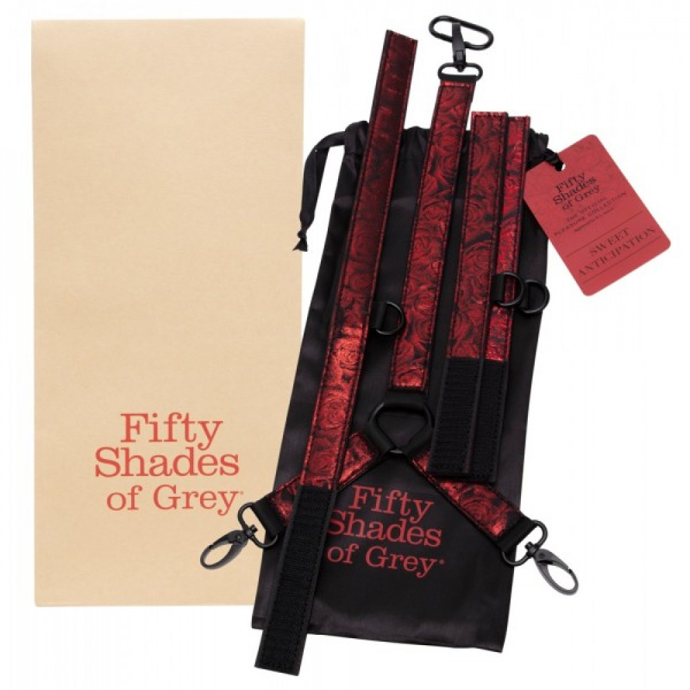 Наручники, веревки, бондажы, поножи - Фиксатор на шею и руки Sweet Anticipation Fifty Shades of Grey Sweet Anticipation Collar and 2