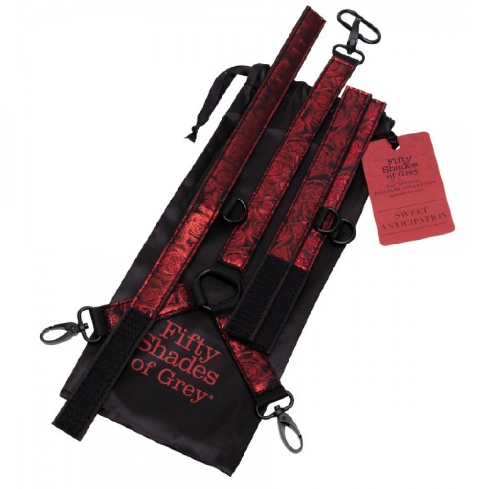 Наручники, веревки, бондажы, поножи - Фиксатор на шею и руки Sweet Anticipation Fifty Shades of Grey Sweet Anticipation Collar and 3