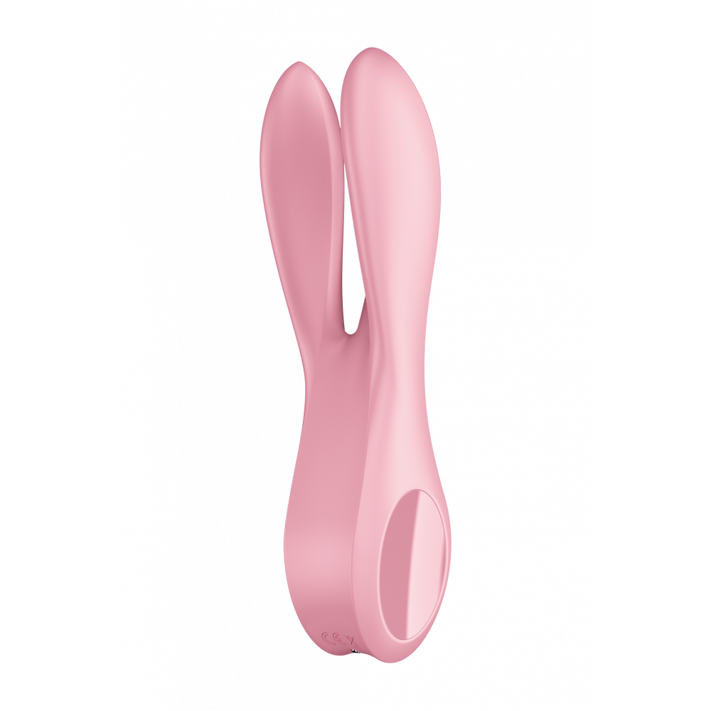 Вибратор - Гибкий клитораотный вибратор SATISFYER THREESOME 1 PINK 3