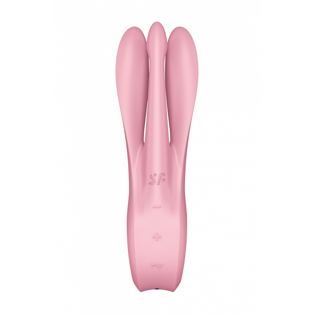 Вибратор - Гибкий клитораотный вибратор SATISFYER THREESOME 1 PINK 5
