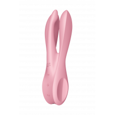 Гибкий клитораотный вибратор SATISFYER THREESOME 1 PINK