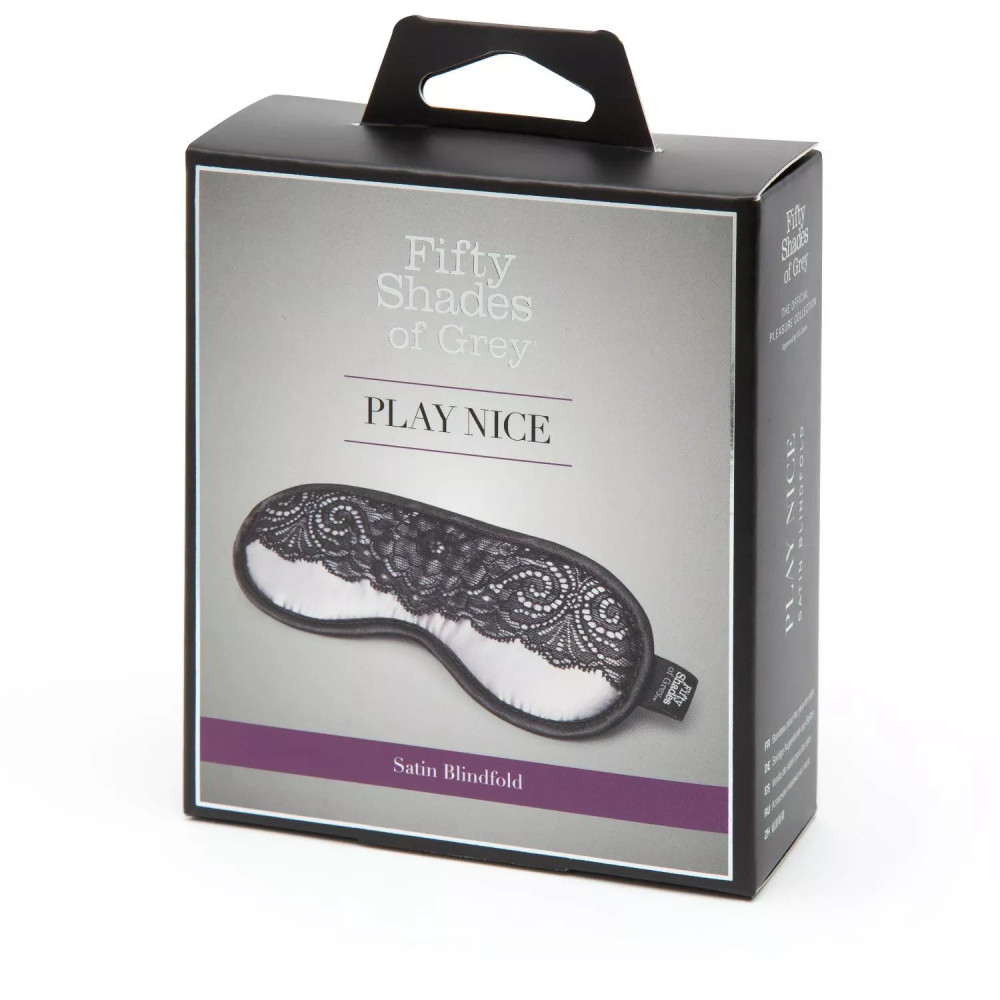 Маски - Маска на глаза Fifty Shades Of Grey Play Nice Satin & Lace Blindfo 2