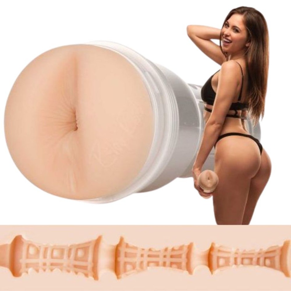 Секс игрушки - Мастурбатор анус в колбе Fleshlight Girls Riley Reid Euphoria Signature Butt, киберкожа, телесный