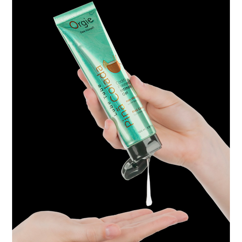 Лубриканты - Оральный лубрикант Orgie Cocktail Flavored Intimate Gel - Pina Colada , 100 ml 1