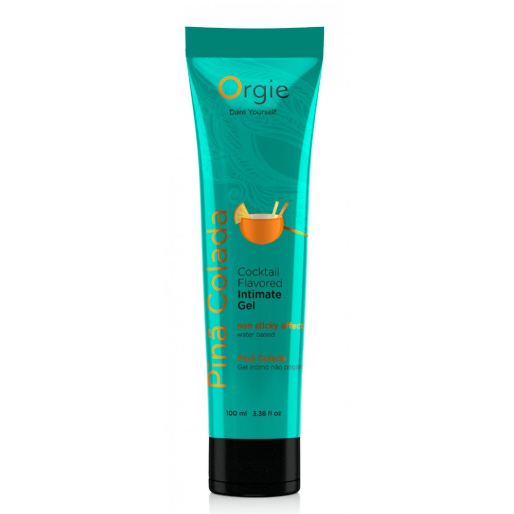 Лубриканты - Оральный лубрикант Orgie Cocktail Flavored Intimate Gel - Pina Colada , 100 ml