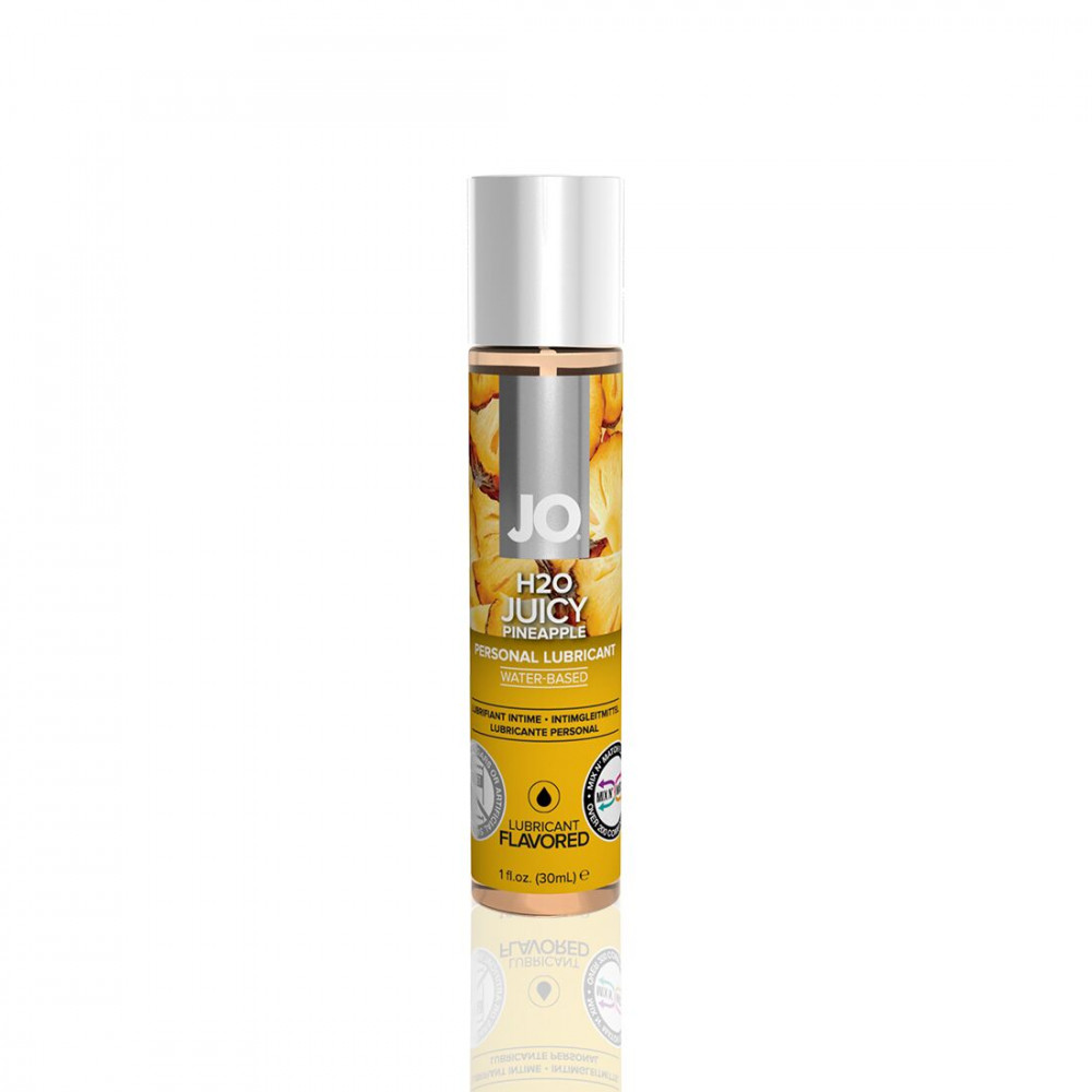 Оральные смазки - Смазка на водной основе System JO H2O — Juicy Pineapple (30 мл) без сахара, растительный глицерин