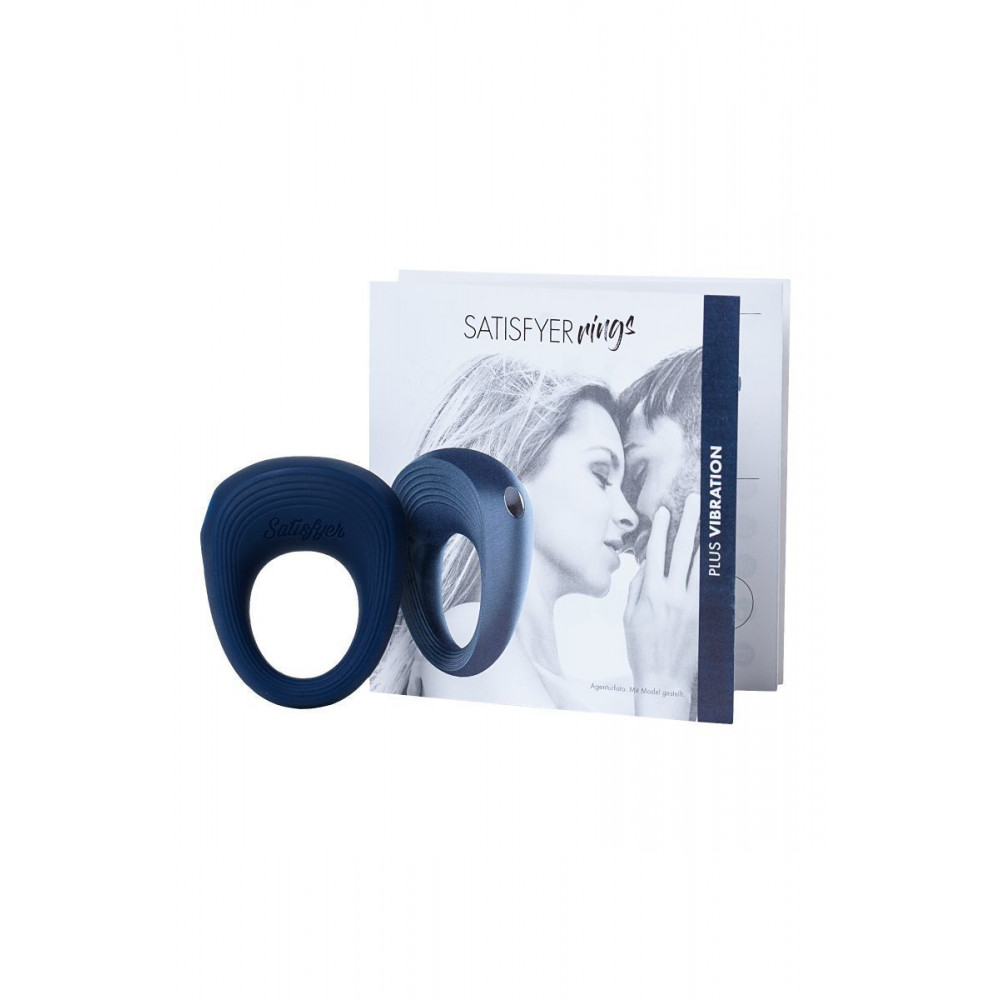 Эрекционные кольца с вибрацией - Эрекционное виброкольцо Satisfyer Power Ring, классическая форма, перезаряжаемое, мощное 2