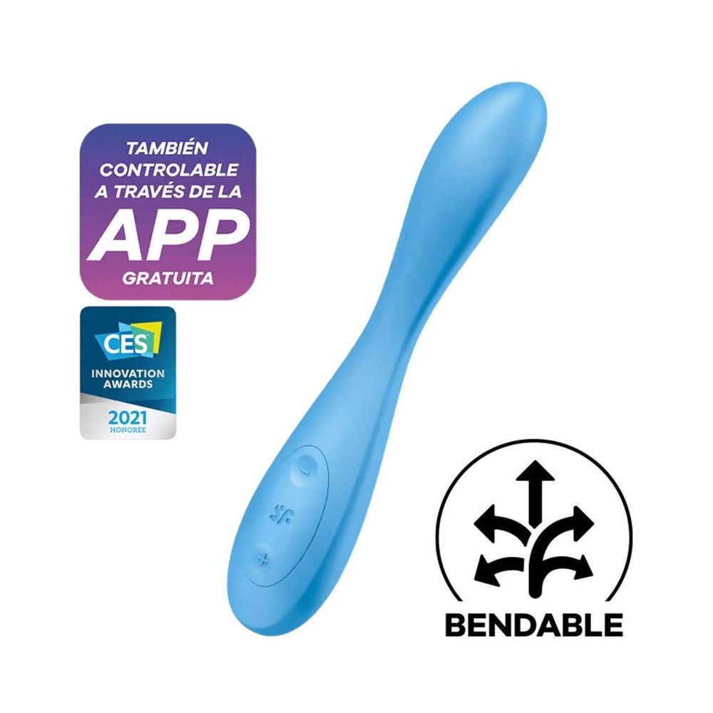 Стимулятор точки G - Универсальный смарт-вибратор Satisfyer G-Spot Flex 4+, гибкий ствол с фиксацией положения