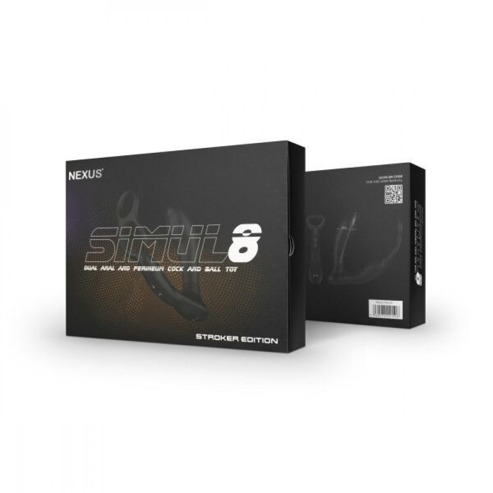 Анальные игрушки - Массажер простаты Nexus Simul8 Stroker Edition с эрекционным кольцом, жемчужный массаж + вибрация 1