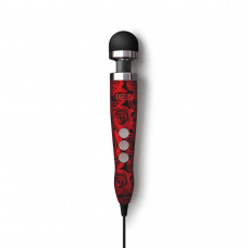 Вибромассажер DOXY Die Cast 3 ROSE PATTERN, очень мощный, питание 220В, металлический корпус