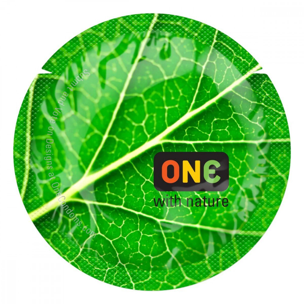 Презервативы - Презерватив ONE Color Sensations - ONE with nature (Emerald) 1 шт