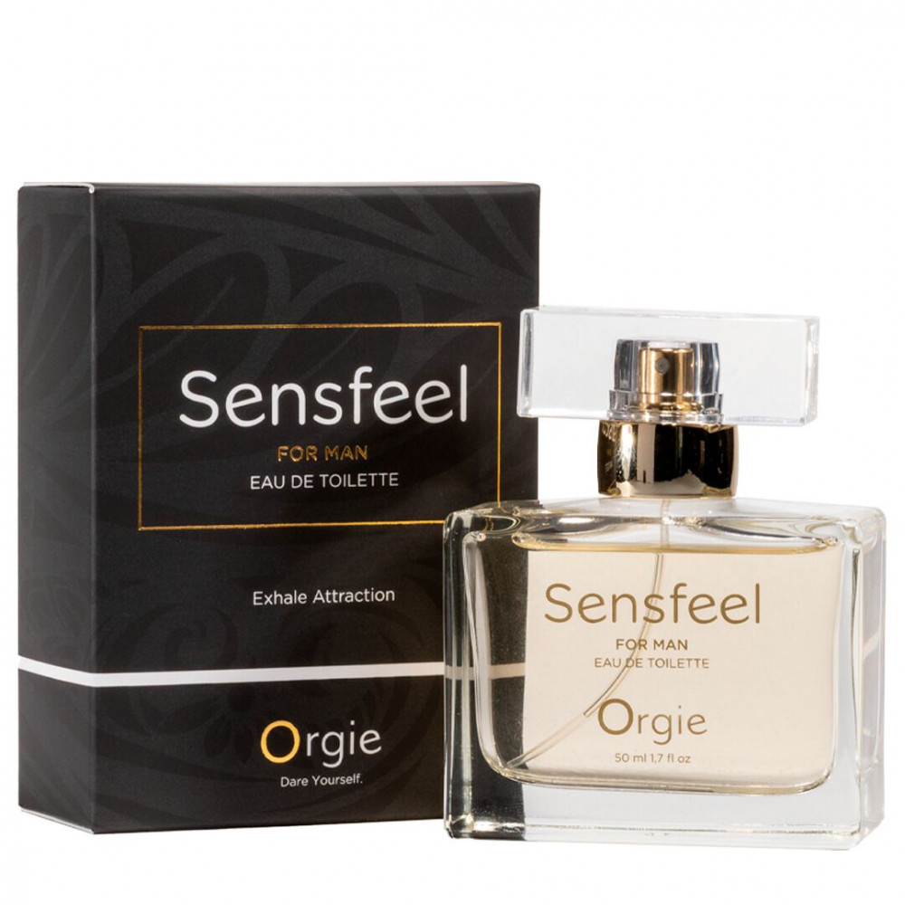 Интимная косметика - Мужские духи с феромонами Orgie – Sensfeel for Man (50 мл), цитрусово-древесный аромат