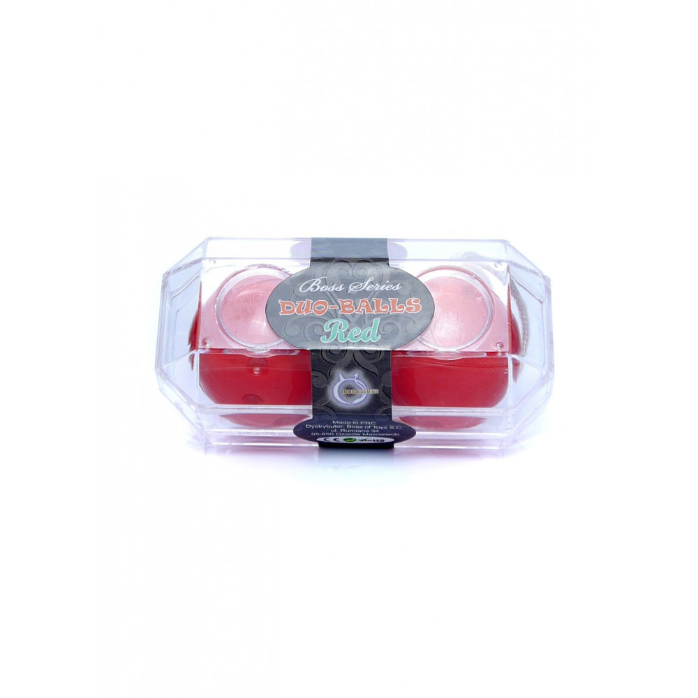 Вагинальные шарики - Вагинальные шарики Duo balls Red, BS6700027 2
